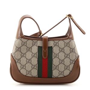 Gucci Jackie 1961 Hobo GG Coated Canvas Mini